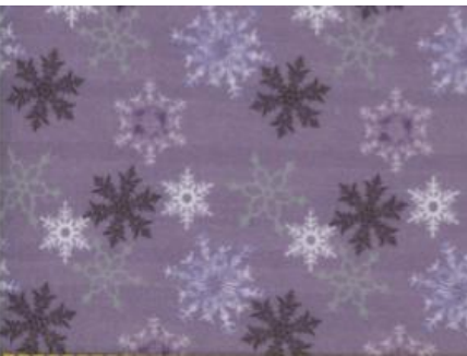 108472-57 $16.90/yd Snowflakes of white, black and silver on dark lavender stripe