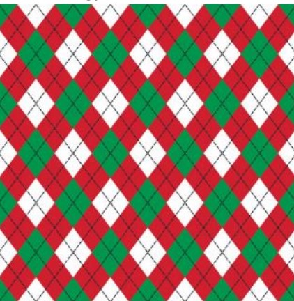 123074-57 $14.90/yd Christmas red, white and green
