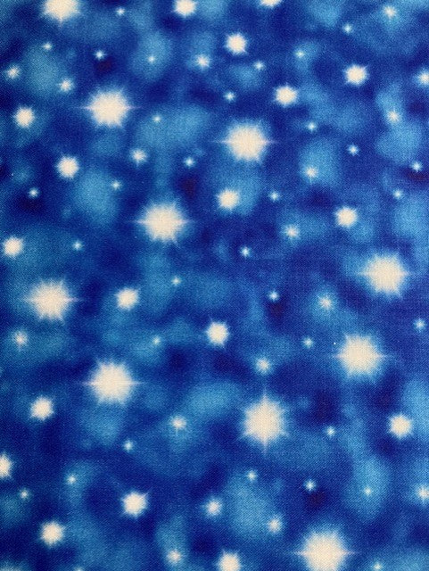 29697-B $18.95 Bright blue with white stars