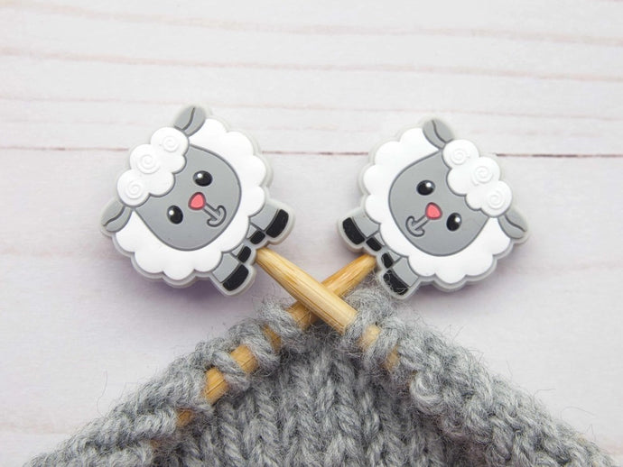Grey Sheep Stitch Stoppers for your knitting. $9.00/set Choose 1 yard to get 1 set