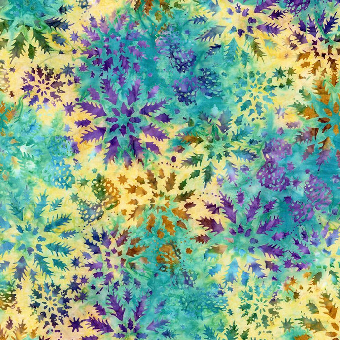 B4932-BLM $20.25/YD Purple, green, blue and yellow
