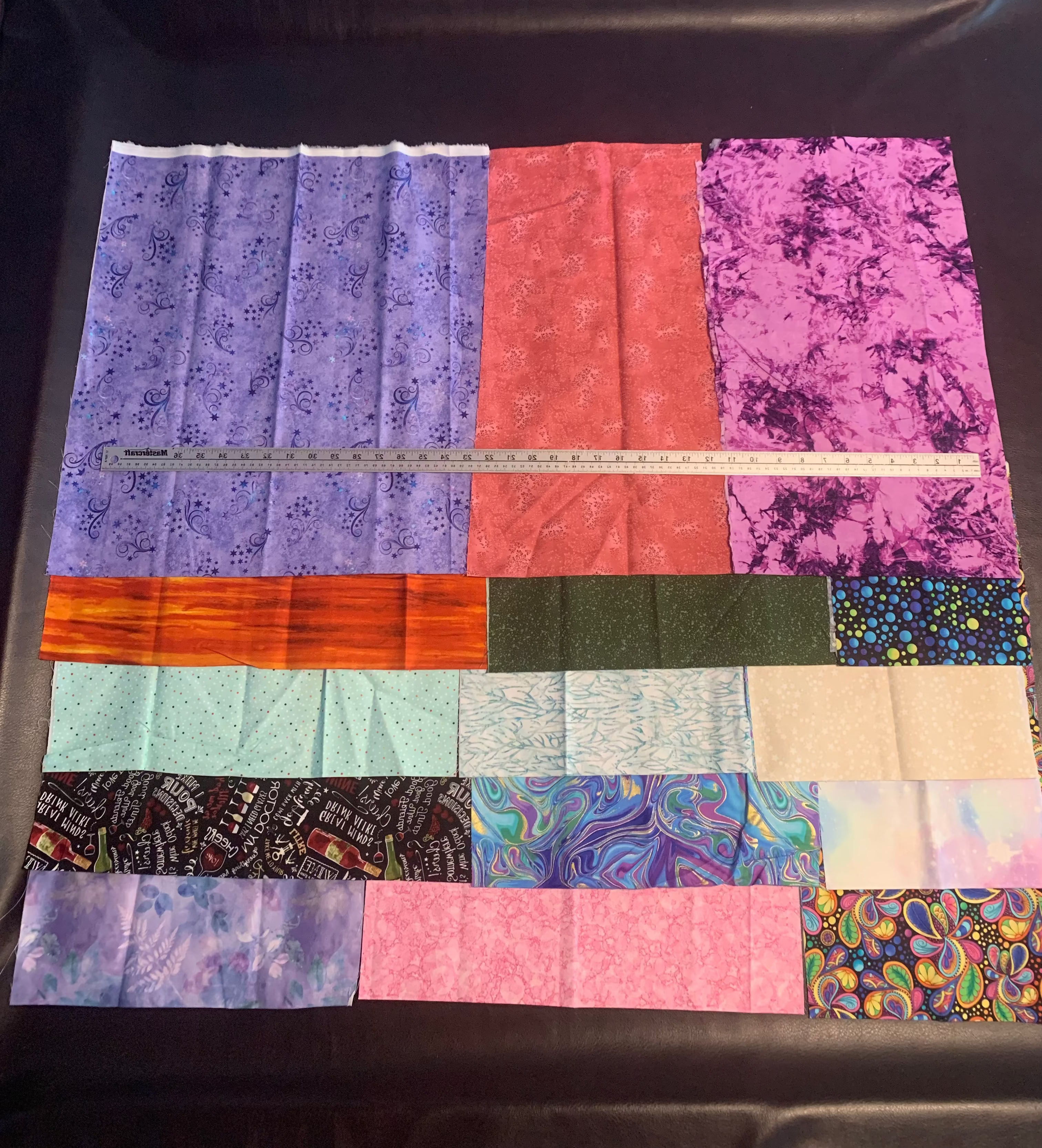 BE-04 $64.50 for 5 meters of quality fabric bolt ends valued at $110.00. All pieces are 44" wide