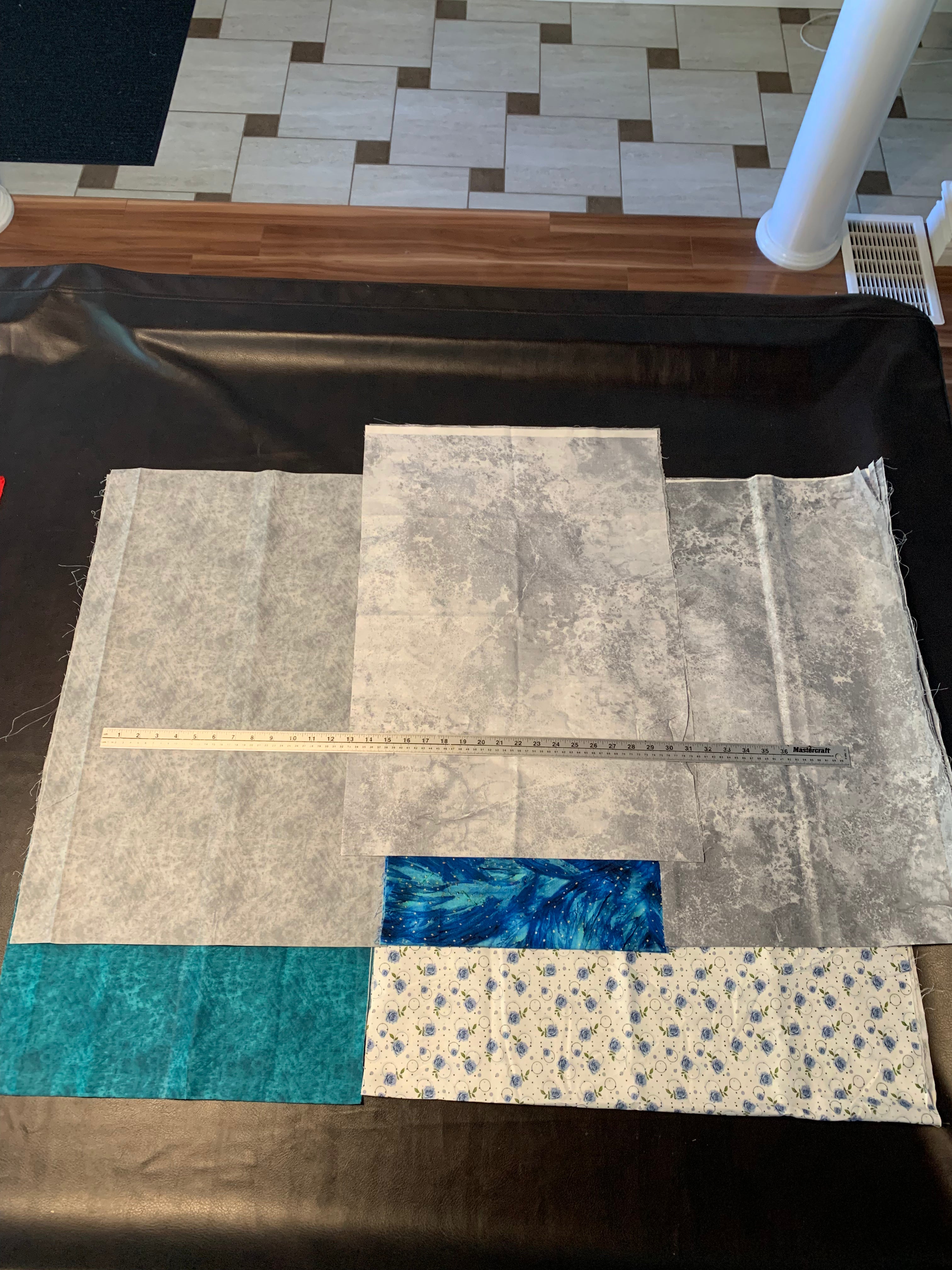 BE-10 $24.50 for 2 1/2 meters of quality fabric bolt ends valued at $35.00. All pieces are 108" wide