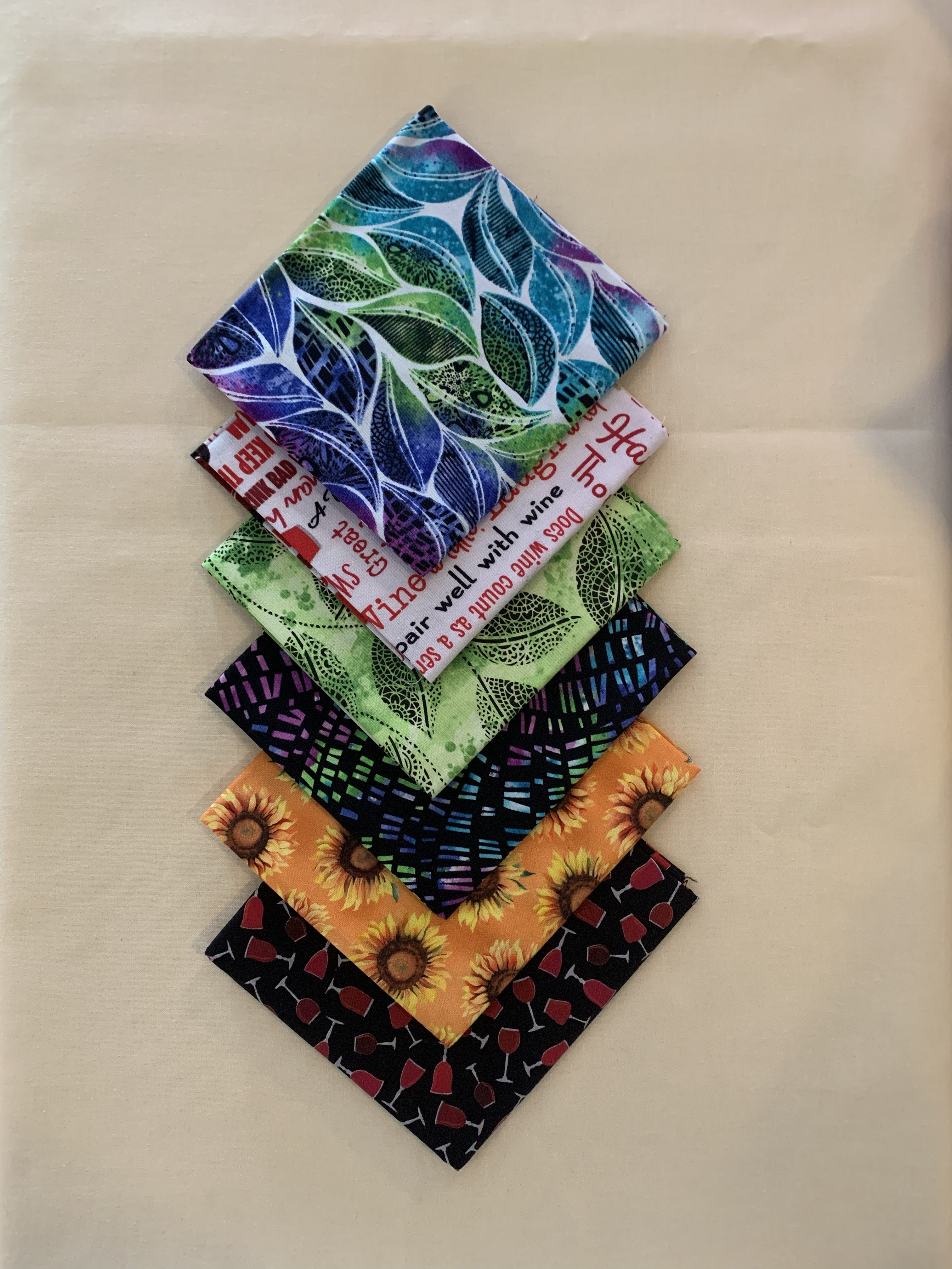 FQ-40 $33.85 for 6 Fat Quarters (19 1/2" X 22") (50cm X 56cm)