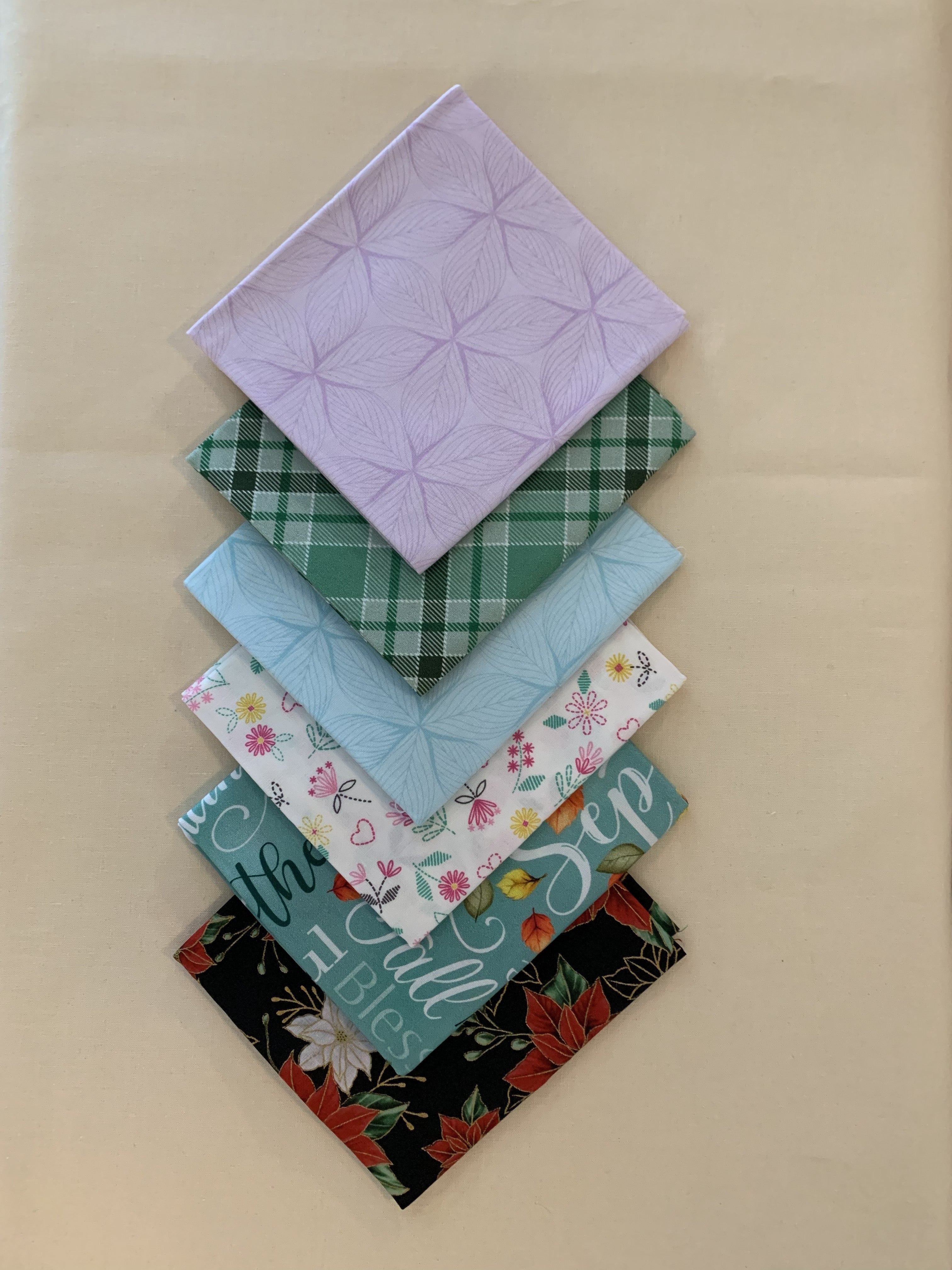 FQ-51 $33.85 for 6 Fat Quarters (19 1/2" X 22") (50cm X 56cm)