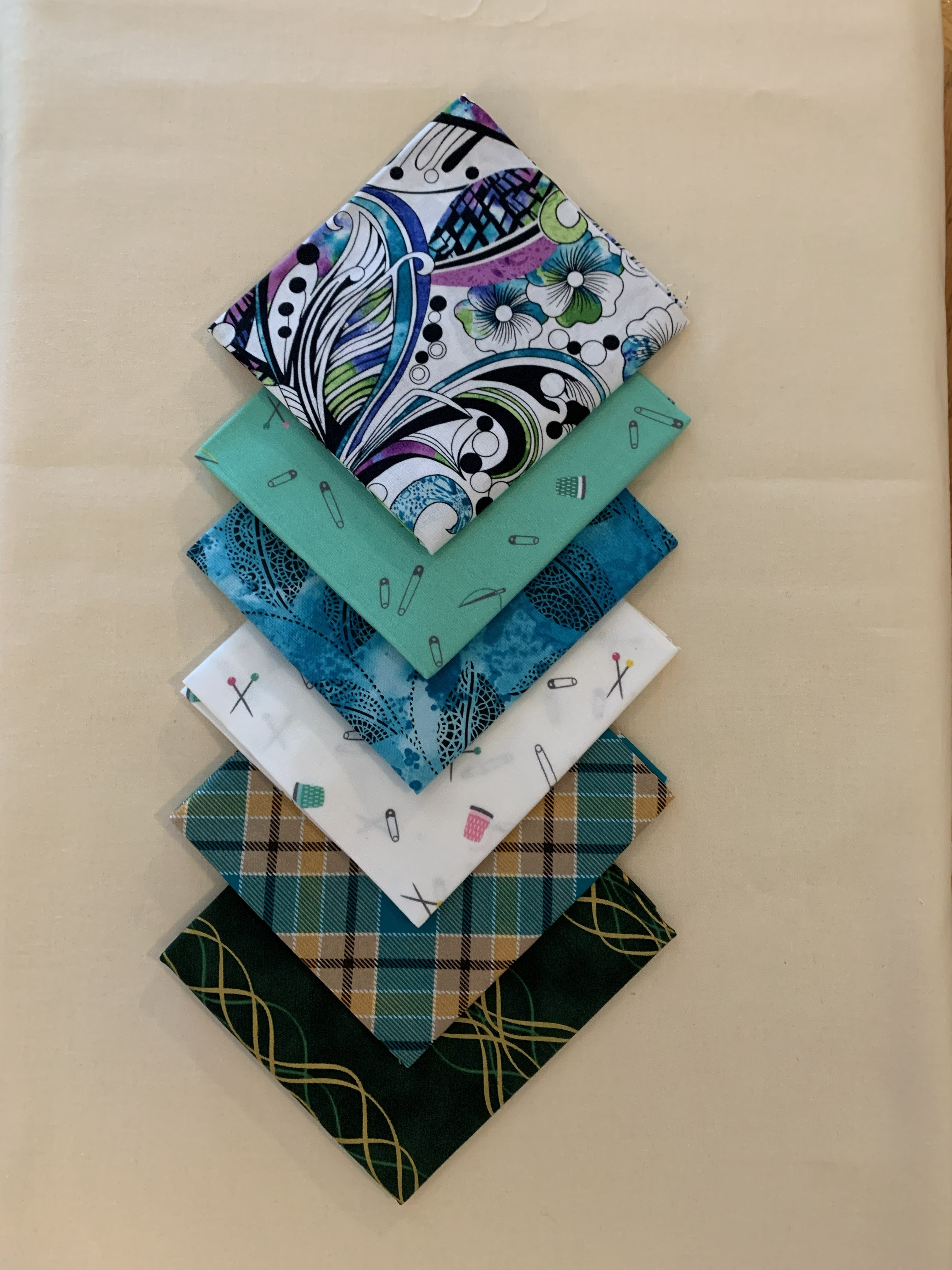 FQ-52 $33.85 for 6 Fat Quarters (19 1/2" X 22") (50cm X 56cm)
