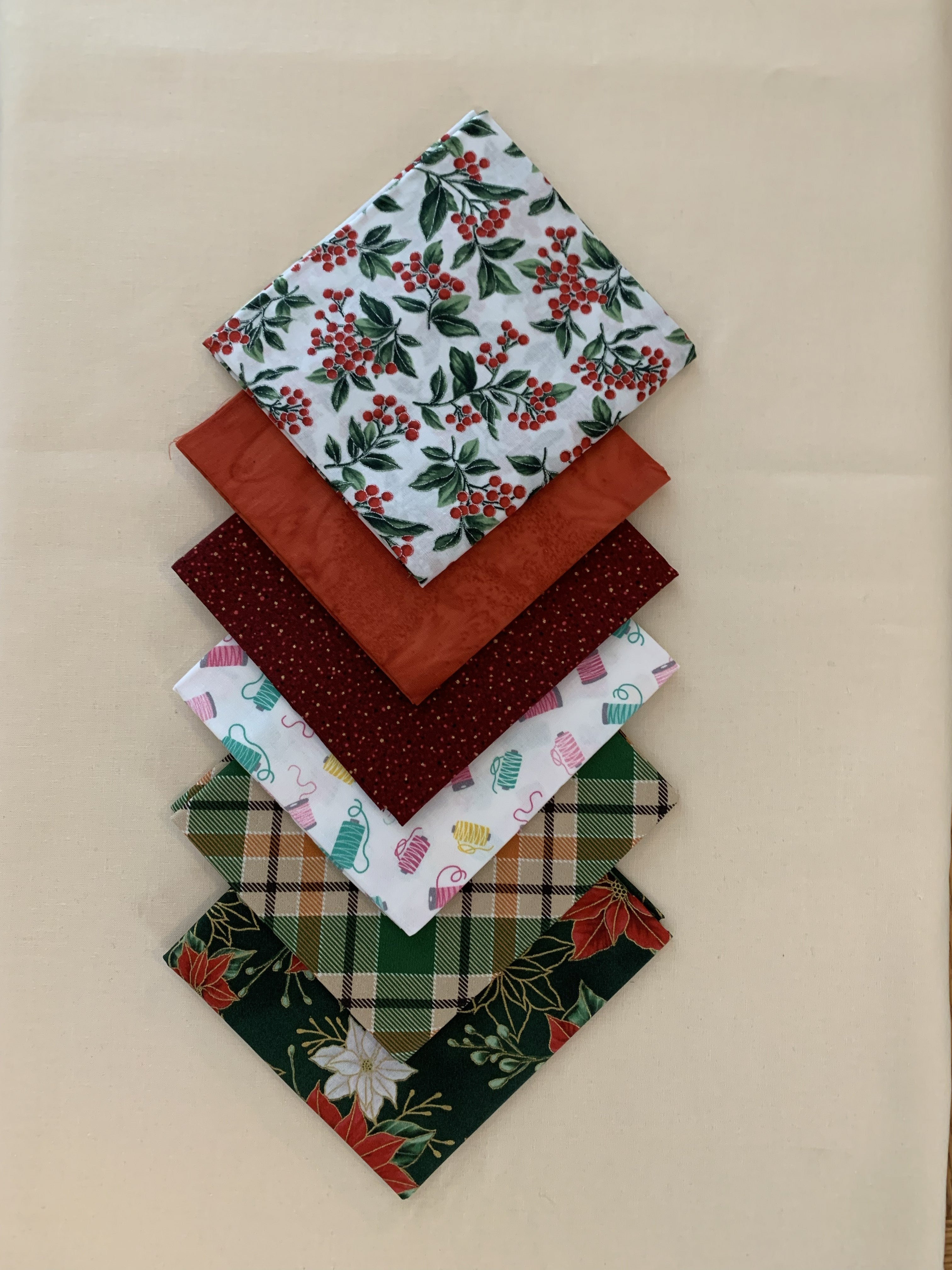 FQ-53 $33.85 for 6 Fat Quarters (19 1/2" X 22") (50cm X 56cm)