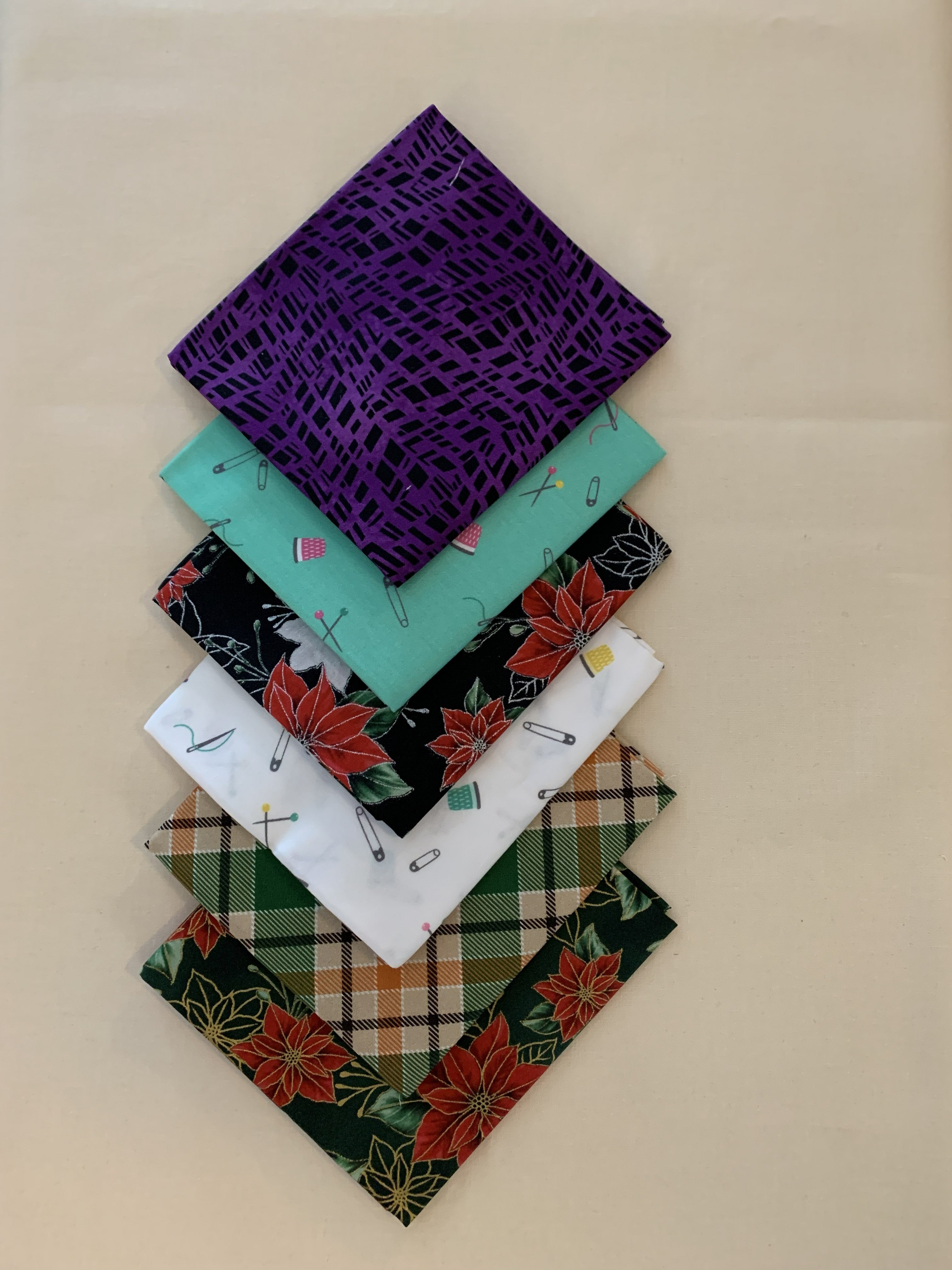 FQ-54 $33.85 for 6 Fat Quarters (19 1/2" X 22") (50cm X 56cm)