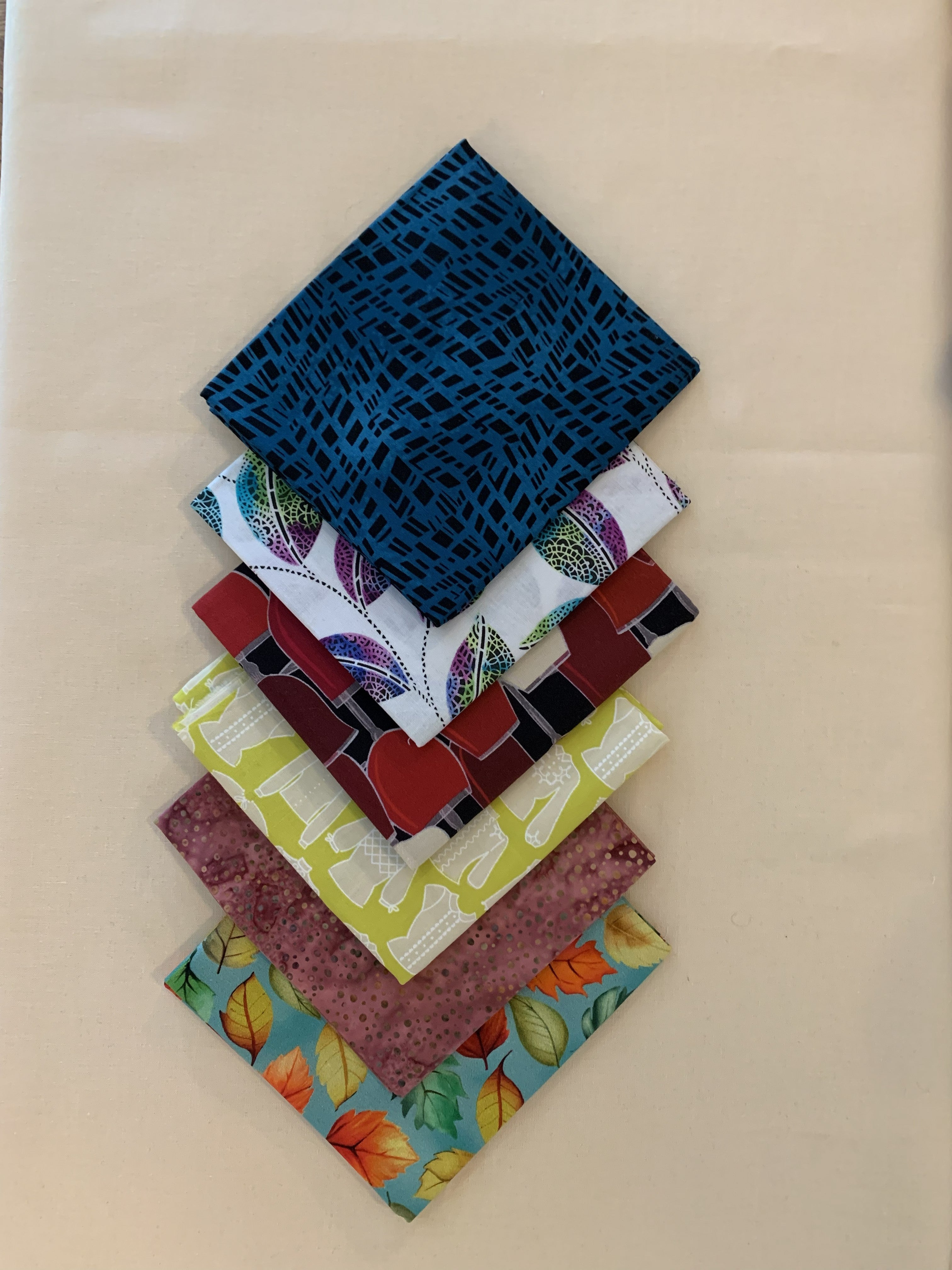FQ-60 $33.85 for 6 Fat Quarters (19 1/2" X 22") (50cm X 56cm)