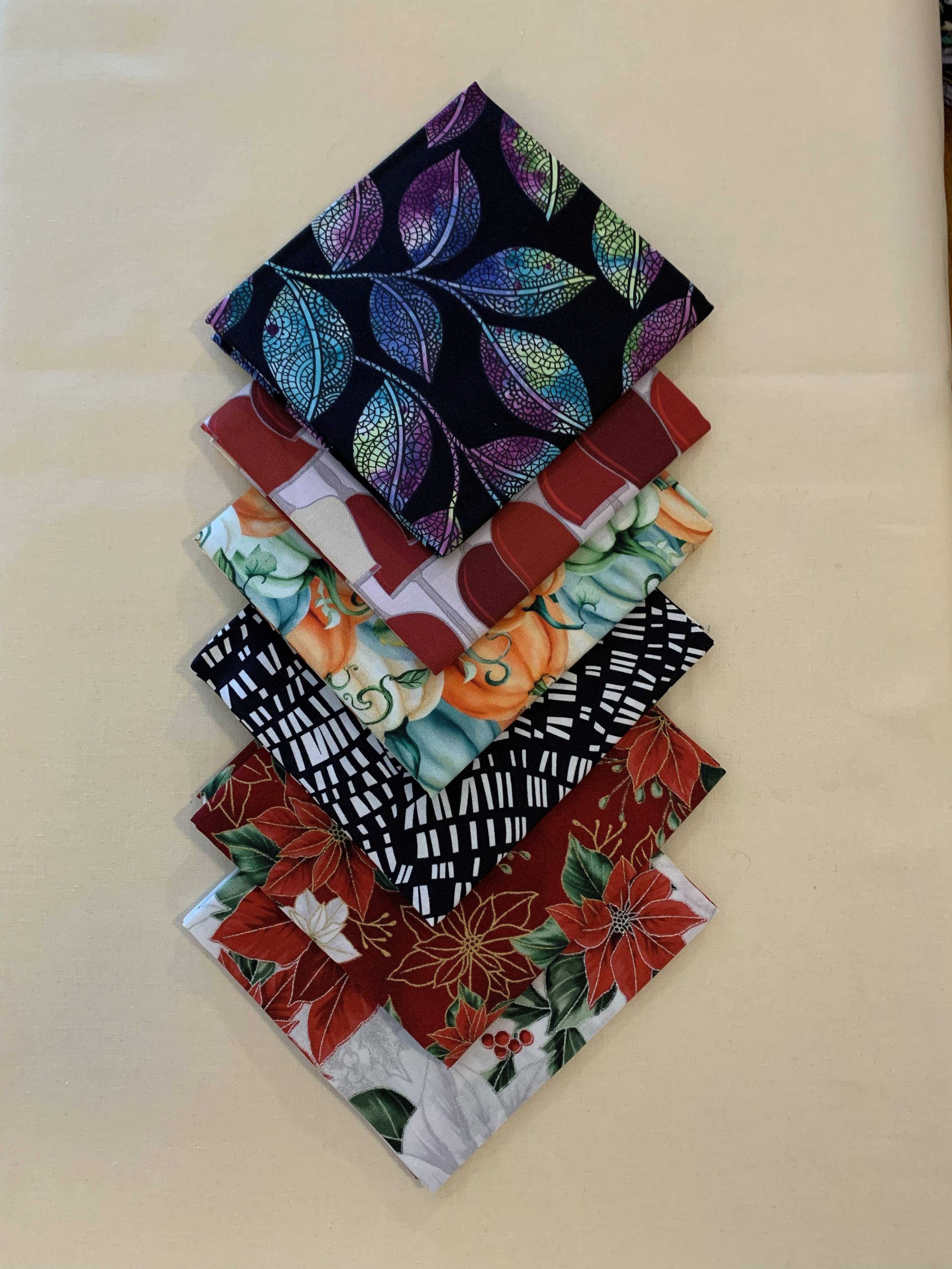 FQ-62 $33.85 for 6 Fat Quarters (19 1/2" X 22") (50cm X 56cm)