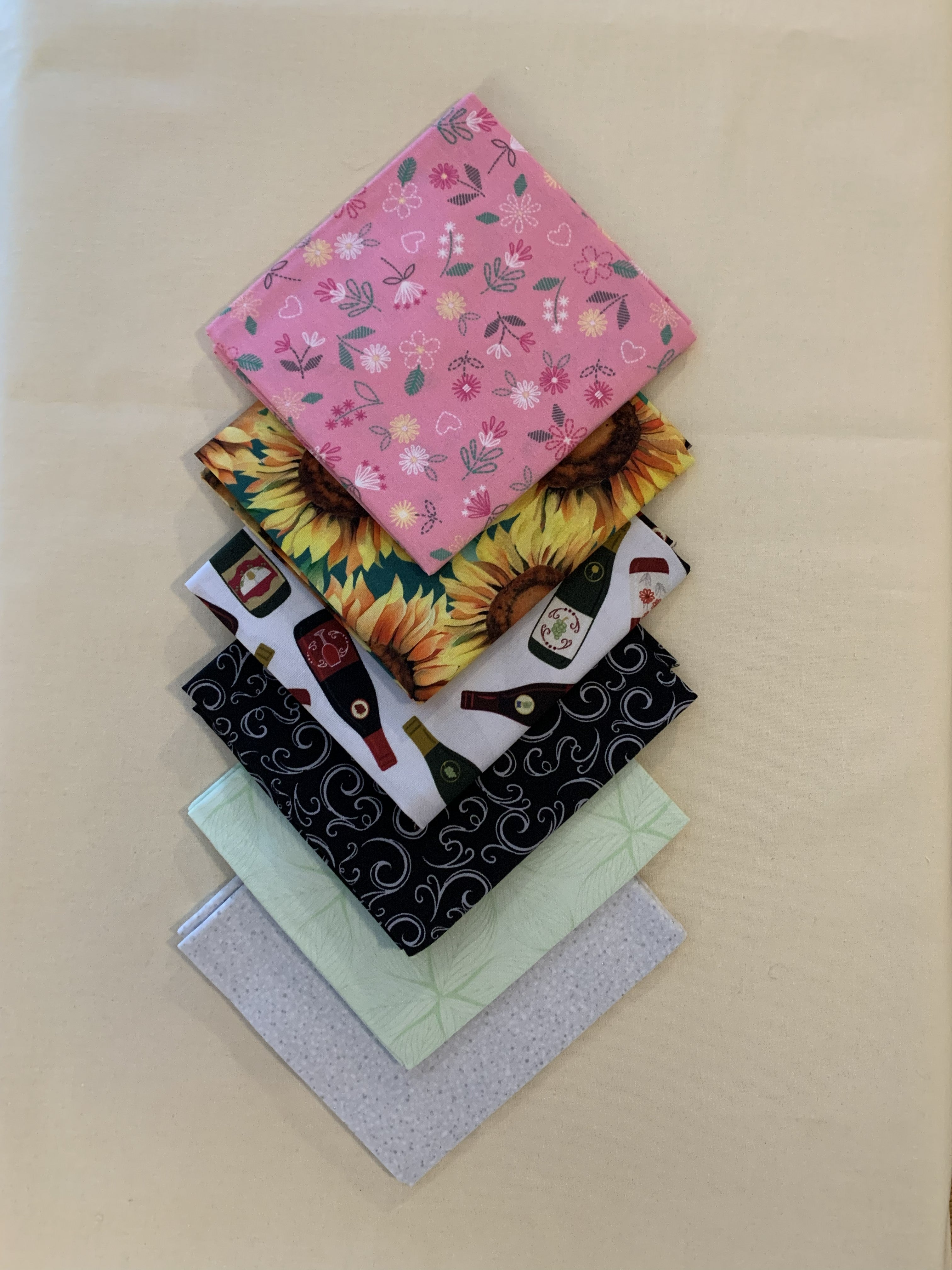 FQ-70 $33.85 for 6 Fat Quarters (19 1/2" X 22") (50cm X 56cm)