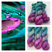 Load image into Gallery viewer, 1A-Sock Yarn - Peacock Feathers  $33.00/hank #2
