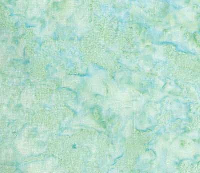 1897-484 $15.50/yd (Only 3  yds left) Bali Watercolors - Sea Side - Yellow Green Blue.
