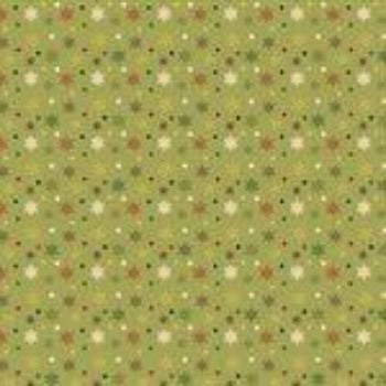 19604M-40  $16.45/yd Christmas lights sparkling stars on green