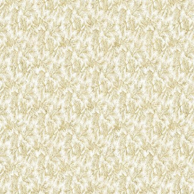 24207M-11 $16.95/yd White Christmas Gold Branches on Cream