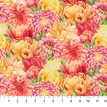 24920-24 $16.95/yd Gorgeous Colourful Flowers