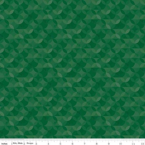 480-FOR $16.95/yd Crayola Kaleidoscope in Forest Green