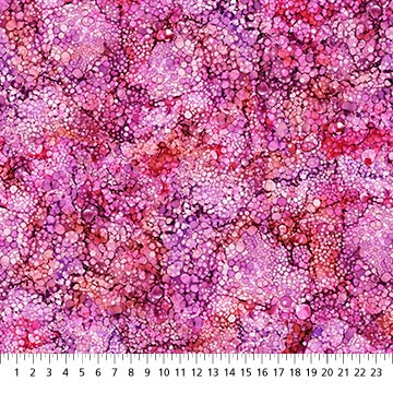 DP23887-26 $16.99/yd  Bubble Tea very colourful pinks and mauves