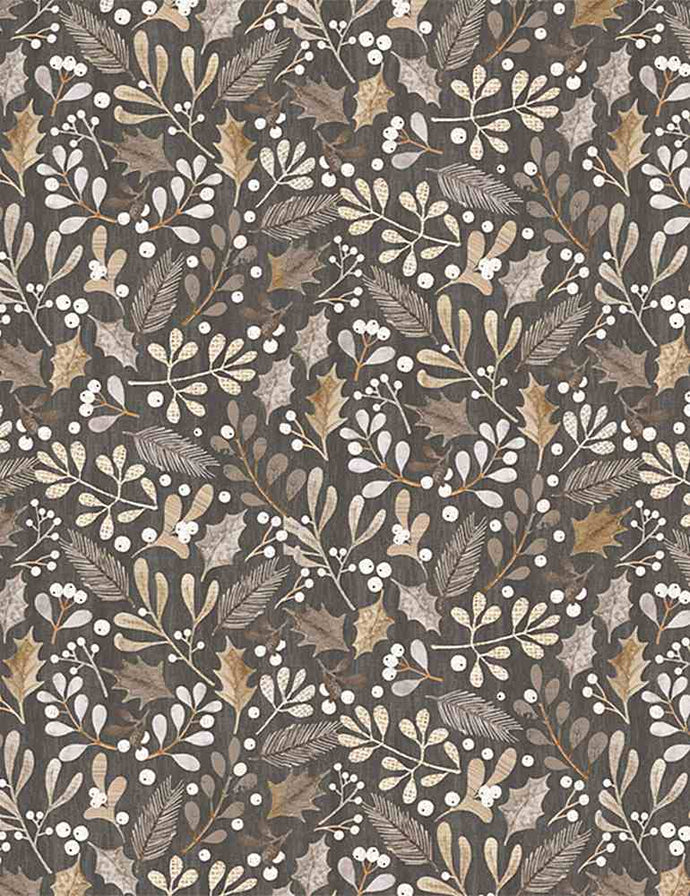 C8210 $18.45/yd Brown tonal Florals