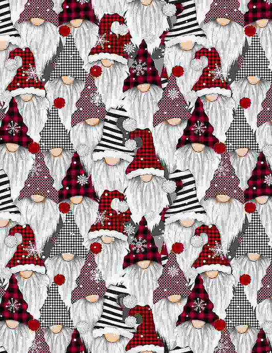 Gnomes Cotton Fabric by the Yardchristmas Gnomes Fabricelves -  Canada