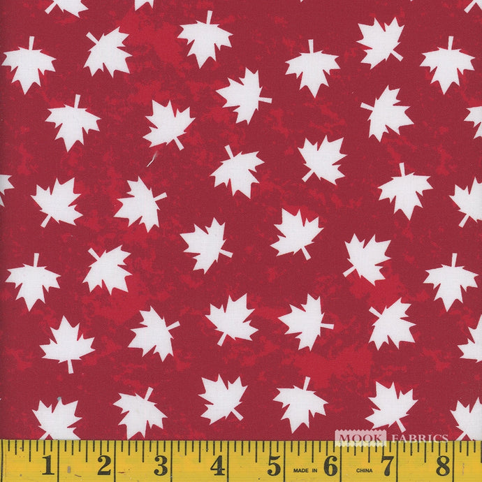 114840 $18.45/yd Bright Red Canadian Fabric